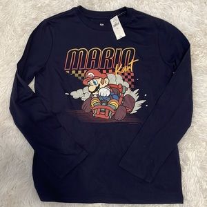 Boys Mario kart Gap shirt with tags